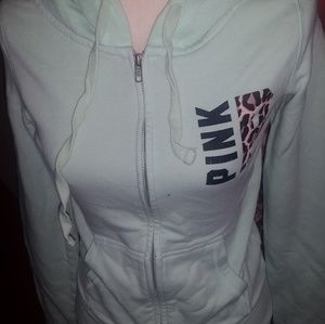PINK VICTORIA SECRET SZXS HOODIE, EUC